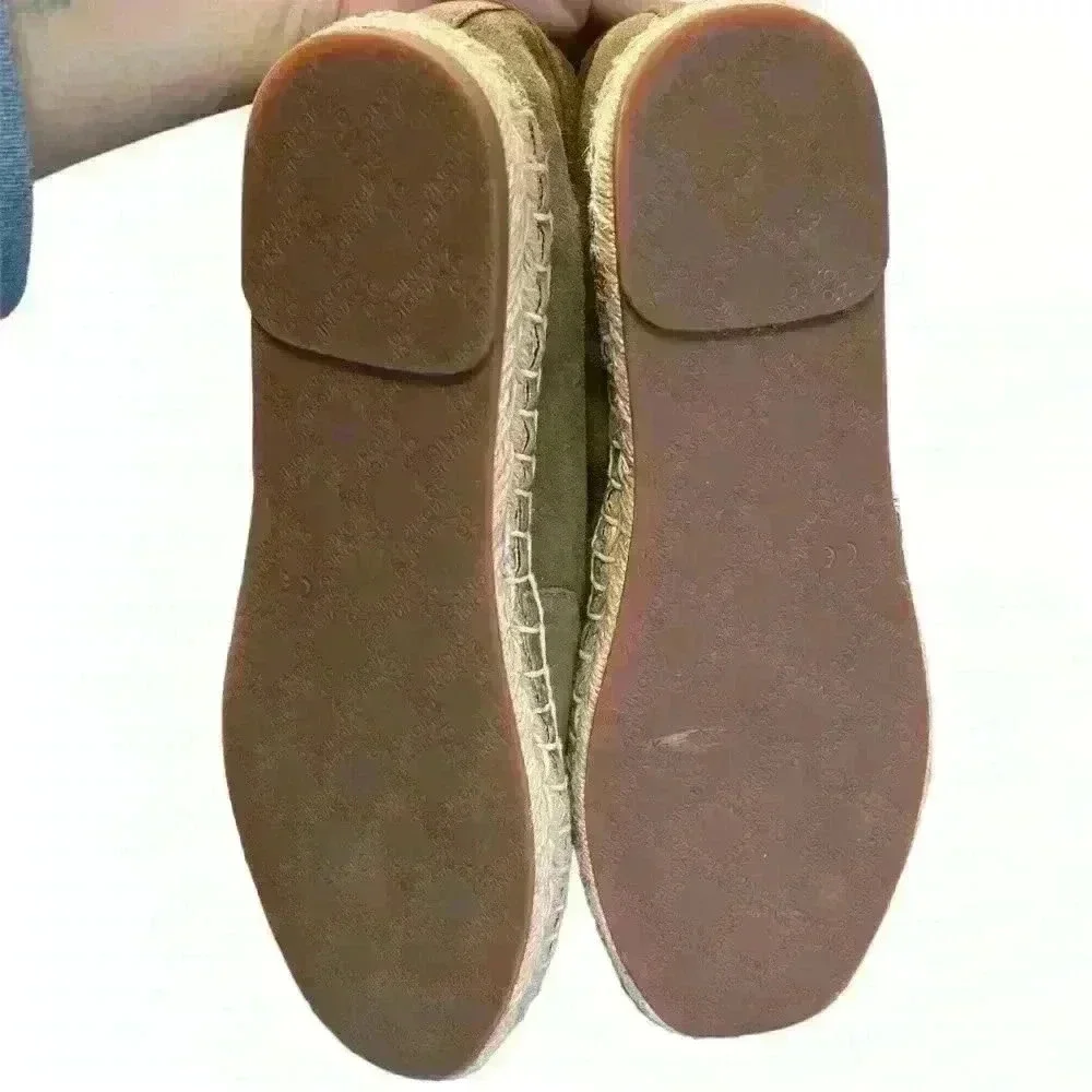 Vionic Sandy Coast Espadrille Sneakers Womens 7 Olive Leather Comfort Orthaheel